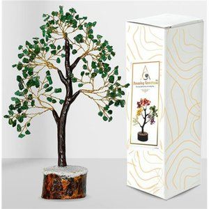 Green Jade Crystal Tree - Healing Crystals and Healing Stones